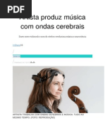 Artista Produz Música Com Ondas Cerebrais