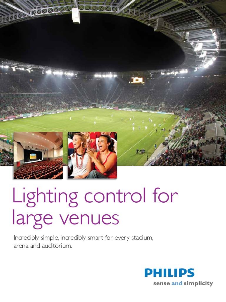 Philips Dynalite Stadium Lighting Solutions PDF Lighting Light