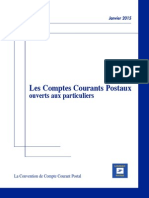 Convention de Compte CCP La Poste France