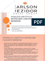 Analiza Grupului Hotelier Carlson Rezidor