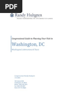 Congressional Guide to Planning Your Visit to Washington, DC