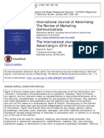 International Journal of Advertising: The Review of Marketing Communications