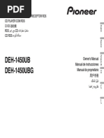 Operating Manual (Deh 1450ub) Eng Esp Por