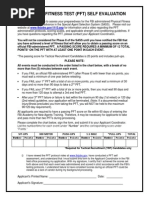 FBI Physical Fitness Test Scoring Guide | PDF