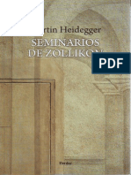 Seminarios de Zollikon - Martin Heidegger