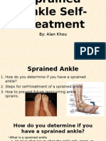 Sprained Ankle Self-Treatment