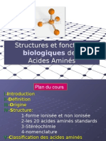 11-Structure Et Fonction Des ACIDES AMINES