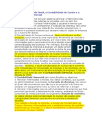 Introdução a Contabilidade de Custos