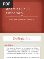 Anemias en El Embarazo Com