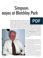 Simpson Bayes at Bletchley Park