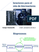 Escalado de Biorreactores