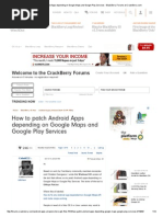 Download HowtoPatchAndroidAppsDependingonGoogleMapsandGooglePlayServices-BlackBerryForumsatCrackBerrybyGeorgeAniborSN263318462 doc pdf