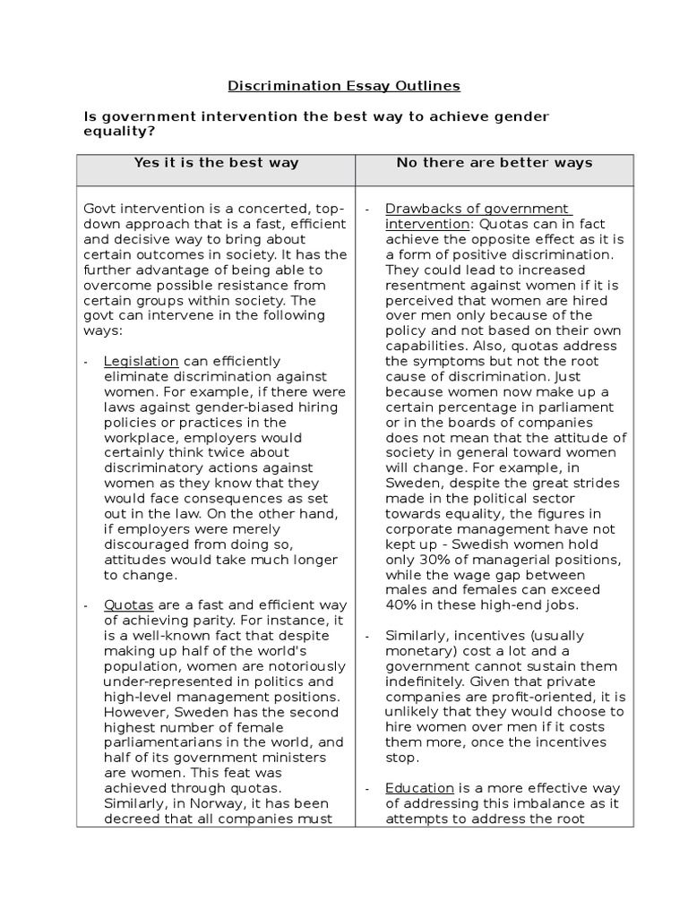 age discrimination essay paper