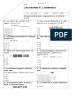 Evaluación Sumativa Matematica N - 1