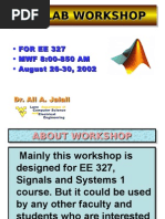 MATLAB Workshop Lecture 1