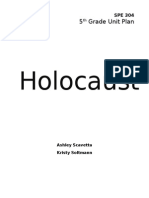 Holocaust: 5 Grade Unit Plan