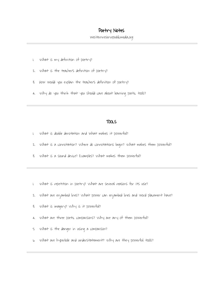 Untitleddocument | PDF | Language Arts & Discipline | Poetry