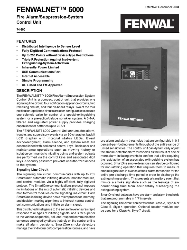 Fenwalnet 6000 | Relay | Electronic Engineering