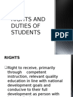 Rights and Duties of Students Report