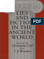 ! Gill y Wiseman - Lies and Fiction in The Ancient World-University of Exeter Press (1993)