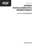 Human Musculoskeletal Biomechanics