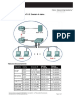 Práctica de Laboratorio 7.5.2: Examen de Trama: Diagrama de Topología