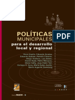 Politicas Municipales. (Graglia)