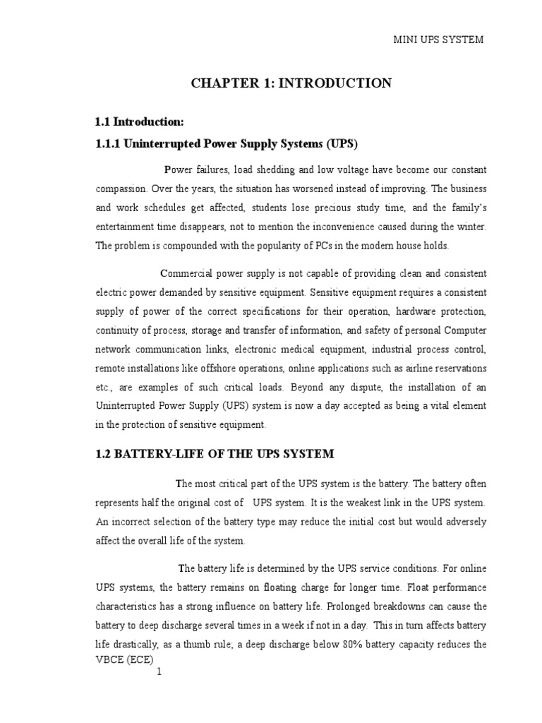 Mini UPS System Circuit Overview | PDF | Field Effect Transistor ...