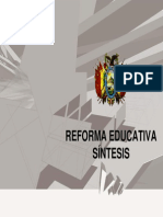 Sintesis de La Reforma Educativa