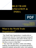 Wto and India