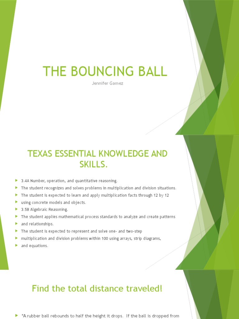 the bouncing ball 1 | Physics & Mathematics | Mathematics