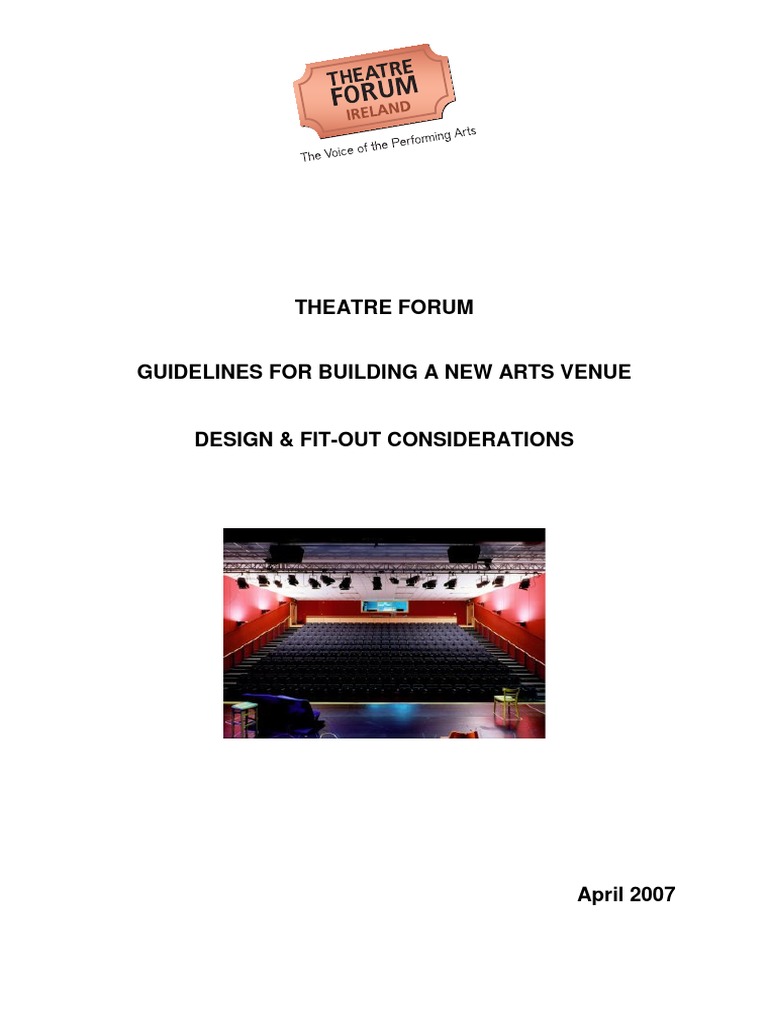 Theatre Guidelines Value Added Tax Architect