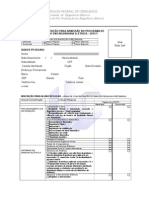 Formulário Inscrição Processo Seletivo 2015-1