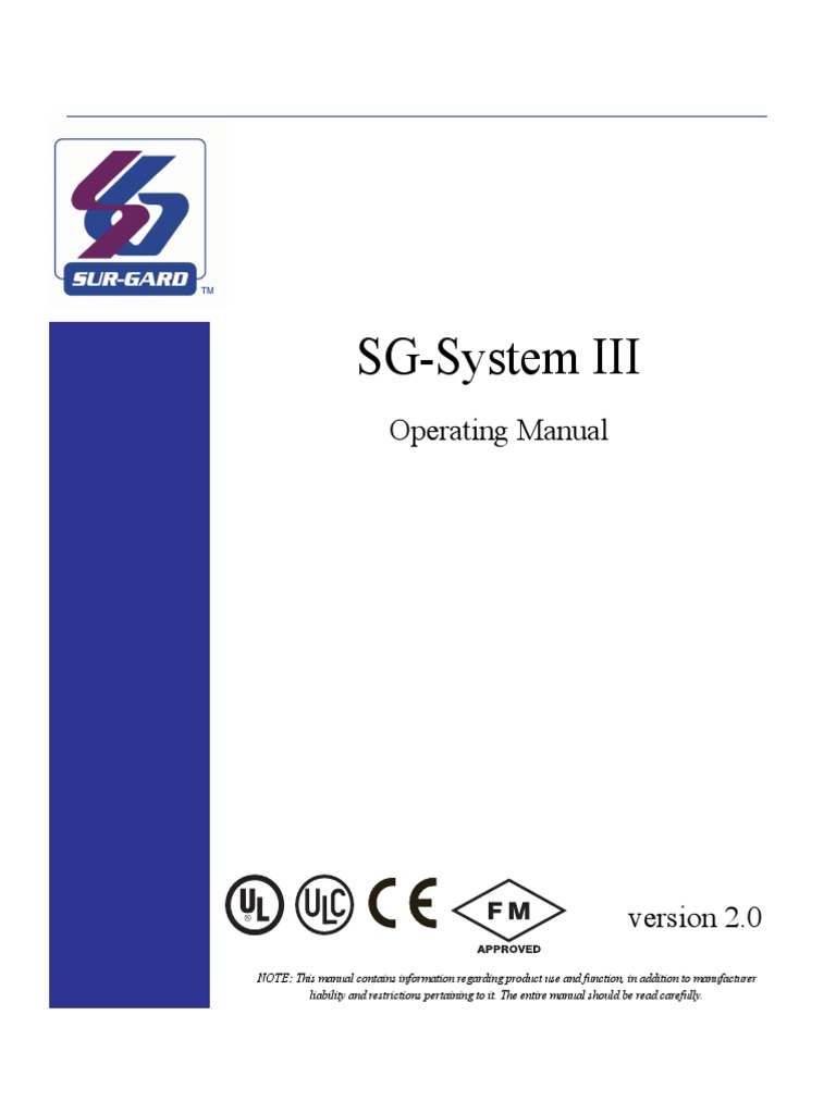 Operating Manual SG System III 29034500R011 PDF | PDF | Electrical ...