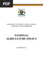 Uganda National Agriculture Policy