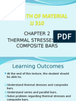 JJ310 STRENGTH OF MATERIAL Chapter 2 Thermal Stresses and Composite Bars