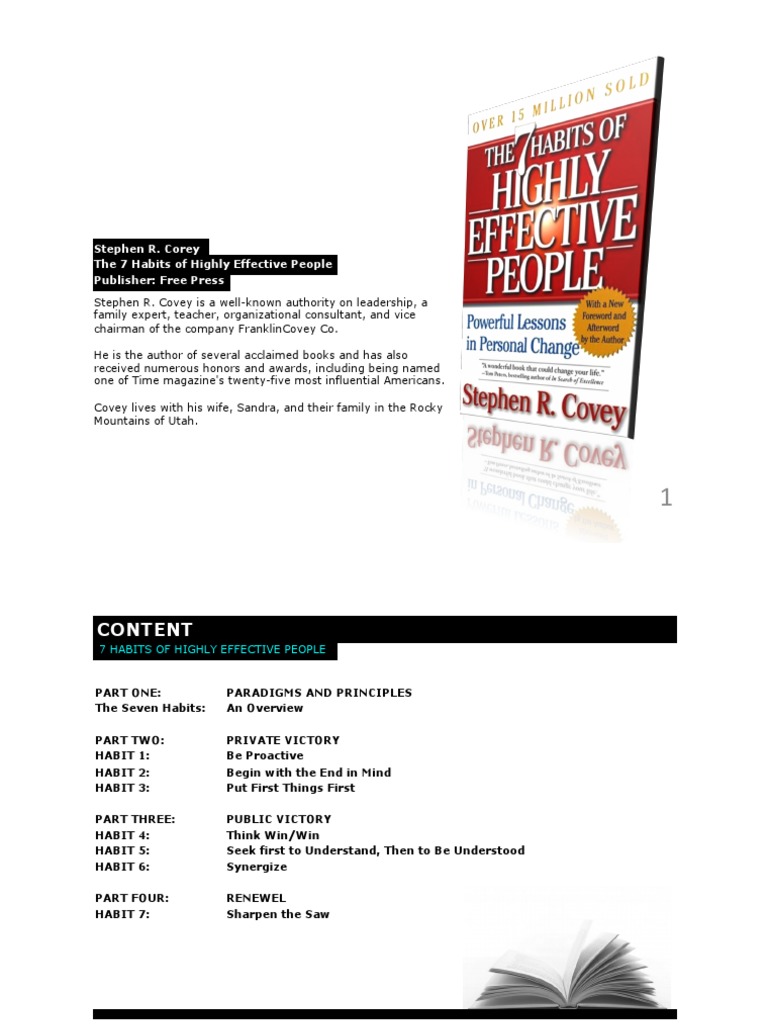 7 Habits Pdf Achieve Team Synergy Peak Performance - el7bqb5