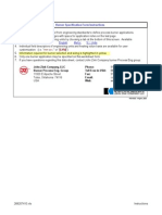 MM W.C.: Burner Specification Form Instructions