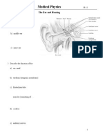 The Ear and Hearing: Structure and Function