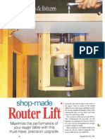 Router lift - Regulador de altura de fresadora