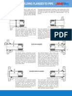 Methods of Welding Flanges to Pipe