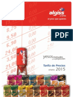 Algiss Tarifa 2015 Esp PDF
