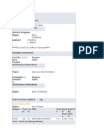 Heather M. Blair: Transcript Data