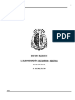 2-Sintaxis-Bloque II-subordinación Sustantiva y Adjetiva 2013-2014 1
