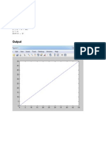 Grafik X Y Source Code: Clear CLC X 0: 5: 50 y X Plot (X, Y)