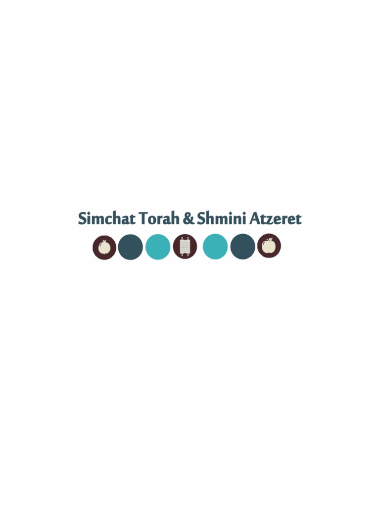 Simchat Torah & Shmini Atzeret PDF Hallel Shemini Atzeret