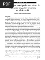 Os Argonautas Do Pacifico Ocidental - Malinowski