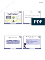 Lecture 1b: Describing Data: Frequency Distributions and Graphic Presentation