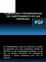 Proceso Administrativo Del Mantenimiento Industrial