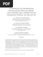 A Formação Do Profissional